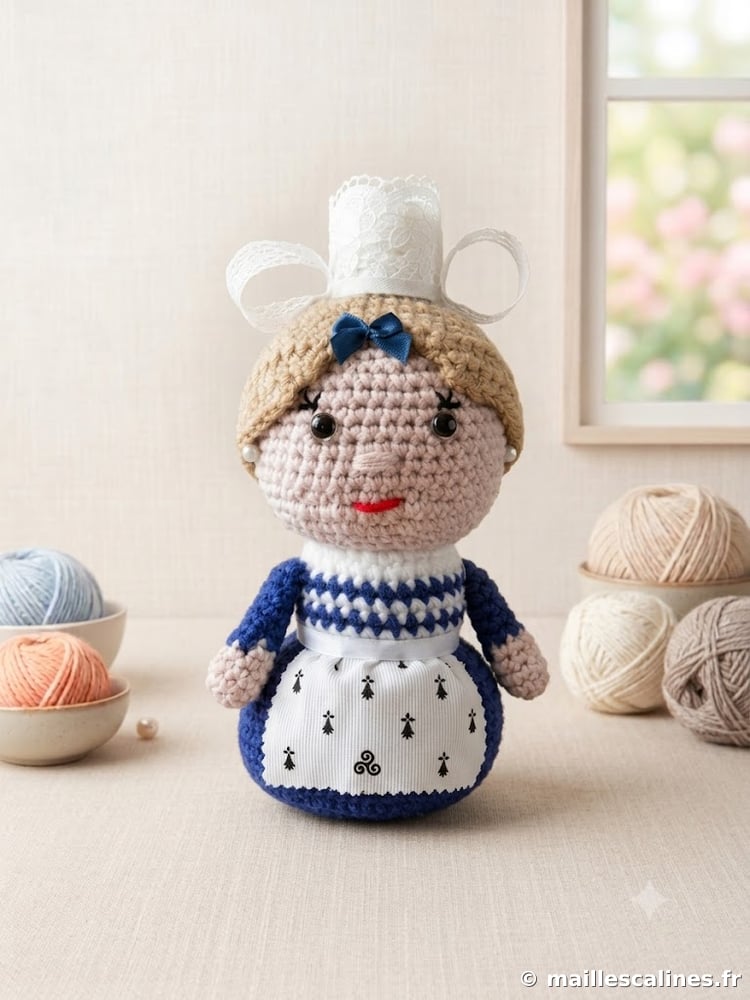 Bretonne en tenue traditionnelle
