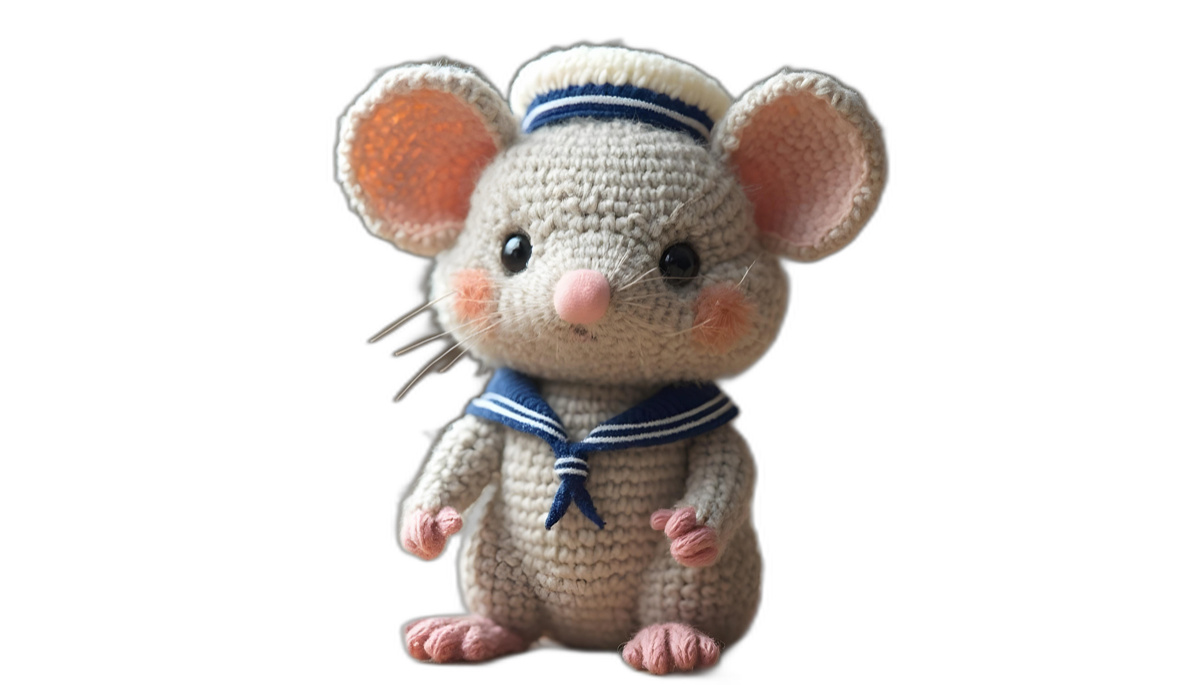 Souris amigurumi
